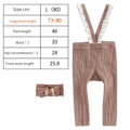 Miniatyrbillede 2 af 6: Blonder med Blonderkant Suspender Strik Strømpebukser Fodløse Overalls Bukser Varme Strømpebukser Strømper (Mørk Rosa)