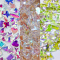 Pikkukuva 1 / 5: 3D Kynsikoristeet Aurora-kivillä, monimuotoisia sekoitettuja kynsikristalleja, kiiltävä kynsikoristelu DIY-kynsikoristelu