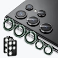 Miniatyrbillede 1 af 5: Kamera Linsebeskyttelse til Samsung Galaxy S24 - 9H Hærdet Glas og Transparent Design