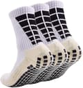 Halkfria strumpor 3 Pairs White