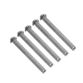 Miniatyrbilde 1 av 8: 5 stk Lange Stangmutter Hex Kobling Hunnlig Gjenget Rett Stang Rustfritt Stål for Gobilda Dia 8mm4106‑4008‑0960