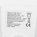 Miniatyrbild 1 av 2: LCD-mätare för hushållsströmförbrukning, watt, ampere, volt, EU-kontakt