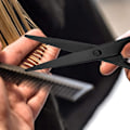 Miniatyrbillede 4 af 5: Barber Hårklippesaks Sakse Høj Kulstof Razor Sharp Overskæg Hårklip Frisør