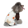 Miniatyrbillede 6 af 7: Hundepyjamas til små hunde Bløde hvalpe Onesie Kat Jumpsuit Komfortable kæledyrs tøj (Kaffe)