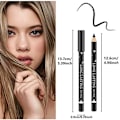 Miniatyrbillede 2 af 6: 12 stk. Sorte Øjenbryn Eyeliner Blyanter Makeup Pen, Vandfast Øjenbryn Blyant, Langvarig Farve Øjenbryn Gel Pen, Øjenbryn Farveblyanter