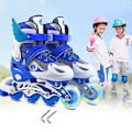 Miniatyrbild 2 av 5: Justerbara Inline Skates för Barn, Roliga Upplysta Stötsäkra Hjul Inline Skates