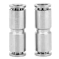 Miniatyrbillede 2 af 2: 1 stk. Luftledning Hurtigkobling Pneumatisk Hurtigkobling i fuld kobber nikkelbelagt (8 mm)