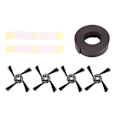 Miniatyrbilde 2 av 2: Sidebørste Magnetisk Stripe Erstatningstilbehør Passer til Neato D3 D5 D70 D75 D80 70E D85