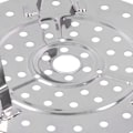 Miniatyrbillede 5 af 8: Rustfrit Stål Varmebestandig Dampkurv Tripod Design Non Stick Rack til Mad Kage (19CM)