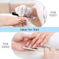 Miniatyrbild 5 av 7: 3-pack Kristallglas Nagelfil med Fodral, Nagelfil för Manikyr, Polering för Naglar
