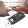 Miniatyrbild 8 av 8: USB C Minnestick USB C till USB A 2.0 256G Plug and Play Hög Hastighet USB C Flash Drive för Telefon Surfplatta Dator