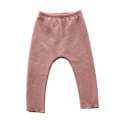 Miniatyrbild 1 av 5: Baby Leggings, enkla byxor med stor rumpa för pojkar och flickor, höst- och vinterkläder (Mörkröd)