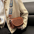Miniatyrbillede 5 af 6: Crossbody-tasker til kvinder - Flap Saddle Taske-stil