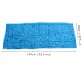 Miniatyrbillede 1 af 2: Chenille Anti-slip Vandabsorberende Skridsikker Måtte Badeværelse Stue (Lyseblå)