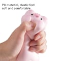Miniatyrbillede 2 af 5: Sødt håndledsstøtte til mus Computer armstøtte til skrivebord Ergonomiske kontorartikler PU musemåtte (Pink Gris)