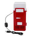 Miniatyrbilde 1 av 4: USB-kjøleskap mini termisk isolasjon minikjøleskap kjøling kjøleskap studentkjøleskap mini Minikjøleskap usb red