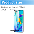 Pikkukuva 5 / 5: 2 kpl Huawei P30 Pro täysin itseliimautuva näytönsuojakalvo