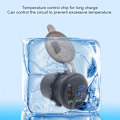 Miniatyrbild 1 av 7: 2.4A 3-i-1 Multifunktionell Digital LED IP66 Bil USB Laddare Termometer Voltmeter