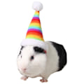 Miniatyrbillede 4 af 5: Hamster Julehat Søde Hovedtilbehør til Kaniner Marsvin Rotter Mus Killinger og Små Dyr