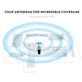 Miniatyrbild 7 av 8: 3-i-1 Trådlös Router AP Access WIFI Förbättra Punkt 360° Full Signal Täckning 300Mbps WiFi Router för Hem 100‑240VEU Stickkontakt