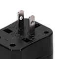Miniatyrbillede 3 af 8: Rejseadapter Universal Strømkonverter Stik med 2 USB-porte til UK EU US JP AU CN 100~240V Sort