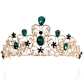 Miniatyrbillede 1 af 5: Gotiske Kroner til Piger - Vintage Barok Dronning Tiara til Bryllup Pageant Prom Hovedbeklædning