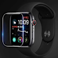 Pikkukuva 2 / 5: Apple Watch 7/8 45mm Näytönsuoja Kokonaan peittävä läpinäkyvä