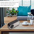 Miniatyrbild 8 av 8: Radioväckarklocka med Dubbla Alarm, Bärbar Digital Väckarklocka med Bluetooth-Högtalare för Läsning, Matlagning, Ridning