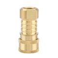 Miniatyrbilde 2 av 2: 3/8\" Gasslange Propankobling Hurtigkobling Propankonverter for Utespising BBQ