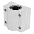 Miniatyrbillede 2 af 2: 2 stk. Aluminium Legering Lukket Lineær Bevægelsesleje Glideblok Lineær Leje SliderSC8
