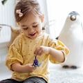 Miniatyrbillede 2 af 5: 8 pakke baby pige hårklemmer Multifarvede Blomst Bue Ikke-glid Alligator blomst sommerfugl hårtilbehør