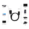 Miniatyrbild 1 av 4: HDMI till VGA Konverteringsadapter Digital till Analog Signaltransformator med 1,2m Kabel