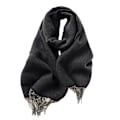 Miniatyrbillede 1 af 7: Vinter tørklæder til kvinder Pashmina Shawl Wraps til aftenkjoler Store varme bløde tørklæder, 66cm * 180cm