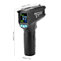 Miniatyrbilde 1 av 3: MESTEK IR01A/IR01B/IR01C LCD-skjerm Berøringsfri Digital Infrarød Termometer