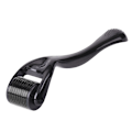 Pikkukuva 1 / 2: Derma Roller - Kasvorulla mikroneuloilla 0,75 mm Musta Svart