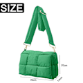 Miniatyrbild 4 av 6: Quiltad Tote Bag för Kvinnor Puffer Bag Quiltad Väska Puffer Axelväska Nylon Vadderad Vävd Handväska Designer Crossbody Dupes Kvinnor Dun Plånbok