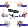 Miniatyrbild 8 av 8: Bärbar golv-sit-up-stång, justerbar självsugande sit-up-hjälp, fitness två rader sit-up-fotstöd för hemträning,