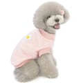 Miniatyrbillede 3 af 6: Klædning til kæledyr, varm kattebeklædning til efterår og vinter, kæledyrs krysantemum sweater, varm hundepyjamas