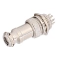 Pikkukuva 7 / 8: 5 kpl Ilmailupistokkeet, Uros- ja Naarasjohdot, Paneelin Virta, Alusta, Metallivarusteet GX16 16mm 450V9pin
