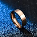 Miniatyrbilde 4 av 5: 6 mm Titanring i rustfritt stål Smykker Frost Matt Kvinners Menn Ring Bryllupsbånd Komfortabel Passform Størrelse 6-9