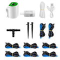 Miniatyrbild 1 av 8: Automatisk Bevattningssystem, Bevattningssystem för Inomhusväxter, Krukväxter Kit, LED-Display och USB-Strömstation, Självbevattningssystem, DIY Automatisk