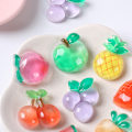 Miniatyrbillede 4 af 5: 100 stk. Frugt Harpiks Tilbehør til DIY Scrapbooking Pynt Telefoncover Hårklip Smykker Håndværk Tilbehør