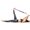 Miniatyrbild 4 av 5: Yogastrap, Stretchband, Rehab, Multi-Loop Strap, Icke-elastisk Träningstrap för Pilates, Dans