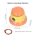 Miniatyrbillede 6 af 8: Smart Springtov Machine Automatisk 10 Hastigheder Genopladelig Elektrisk Springtov Maskine med Fjernbetjening Gul