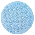 Pikkukuva 1 / 8: PVC-pyöreä hieronta kylpymatto, liukastumaton suihkumatto, konepesu, tyhjennysreikä ja imukupit, 55x55cm