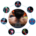 Miniatyrbild 5 av 5: Massageboll med jordnötsform, för muskel-fascia-frisättning, behandling av smärtpunkter, muskelvärk-massagerare