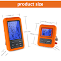 Miniatyrbillede 5 af 7: TS TP40 Trådløst Madtermometer Elektronisk Digital Display Temperaturmåler til Køkken BBQ (TS TP40 B (Ikke Vandafvisende Sonde))