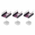 Miniatyrbillede 2 af 8: 3 stk. Trinmotor Driver Modul 4-lags PCB 3D Printer Tilbehør DRV8825 til StepStick