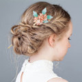 Pikkukuva 4 / 5: Rhinestone-hiustikku, hiuspuikot hiusneula chignon-neula naisille ja tytöille, kukka-asusteet vintage-koristeet