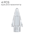 Miniatyrbillede 2 af 5: 4 stk. Præcise udskiftningsspids til Apple Pencil 1. og 2. generation, slidstærke metalspidser